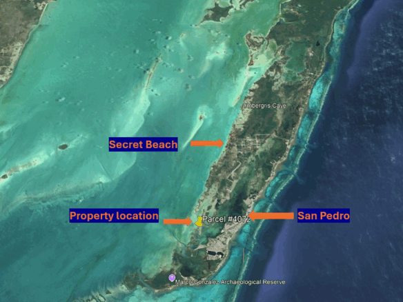 Beachfront property close to Secret Beach and St Pedro