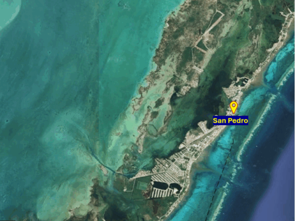 Location of property for sale in Belize.