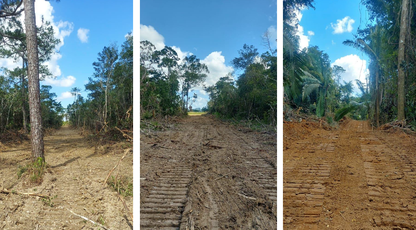 Property for sale on Belize mainland.